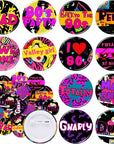48 Pieces 50S Party Favors 50S Buttons Pins 1950'S Theme Party Decorations Accessories for Backpacks Jean Jackets 12 Styles