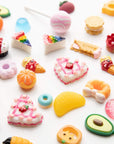 Slime Charms Food Cute Set - Mixed Lot Assorted Food Resin Flatback Cute Sets for DIY Crafts Making,Decorations,Scrapbooking,Embellishments,Hair Clip 25Pcs