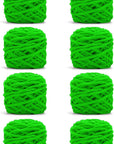 Blanket Yarn 3 Pack of 100G/3.5Oz - White Chenille Yarn 6 Super Bulky - Knitting, Crocheting & Crafts Chunky Yarn