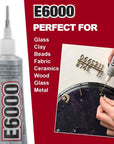 E6000 1-Ounce Tube with Precision Tips Industrial Strength Adhesive for Crafting and Wooden Art Dotting Stylus Pens 5 Pcs Set - Rhinestone Applicator Kit - Rhinestone Applicator Kit for Arts and Craft