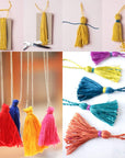 Embroidery Floss 50 Skeins Cross Stitch Thread Rainbow Color Friendship Bracelets Crafts Floss with 12 Pcs Floss Bobbins and 1 Pcs Needle-Threading Tool