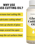 4Oz Glass Cutting Oil Is Used for Cutting Stained Glass, Glass Bottles, Tiles and Mirrors