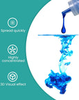 Alcohol Ink for Epoxy Resin – 30 Colors High Concentrated Alcohol-Based Ink, Epoxy Resin Paint Dye Pigment for Resin Petri Dish, Coaster, Painting, Tumbler Cup, Jewelry Making (10Ml Each)