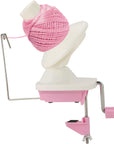 Yarn Ball Winder Manual Winder Holder Hand-Operated Swift Yarn Fiber String Ball (Blue)
