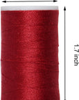 Thread for Sewing 30 Colors, 200 Yards per Spools, Polyester Sewing Thread Kit for Sewing Machine & Hand Sewing