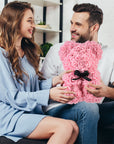 Valentine's Day Gift Rose Bear Eternal Flower Rose Teddy Bear PE Foam Bear 25cm Valentines Day