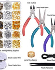 Jewelry Repair Kit with Jewelry Pliers, Jewelry Making Tools, Beading String and Jewelry Making Supplies for Jewelry Repair, Jewelry Making and Beading