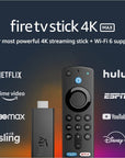 Fire TV Stick 4K Max Streaming Device, Wi-Fi 6, Alexa Voice Remote (Includes TV Controls)