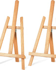 16 Inch Tabletop Easel Stand for Painting Canvas Table Top Easels for Display Wooden Small Easels Portable Photo Picture Sign Holder (2 Pack)