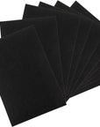 10 Pack Black Stiff Felt Sheet, 17X11.8 Inches Fabric Hard Felt Squares Craft Felt for DIY Crafts, Sewing, Decorative Projects