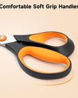 7" 8" All Purpose Scissors Utility Scissors for Office Home Supplies,Crafting Scissors 2 Pack,Right Handed,Different Size