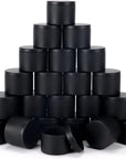 24 Pieces 4 Oz Black Candle Tins,4Oz Candle Jars Candle Containers with Lids, Candle Tin for Candles Making, Arts & Crafts, Storage, and Gifts
