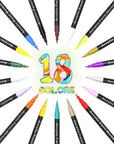 Acrylic Paint Pens for Rock Painting,Set of 18 Extra Fine Point Non-Toxic Acrylic Paint Pen Paint Markers for Stone,Ceramic,Glass,Wood,Canvas,Fabrics DIY Crafts