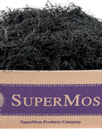 (27017 Spanish Moss Preserved, Black, 3Lbs
