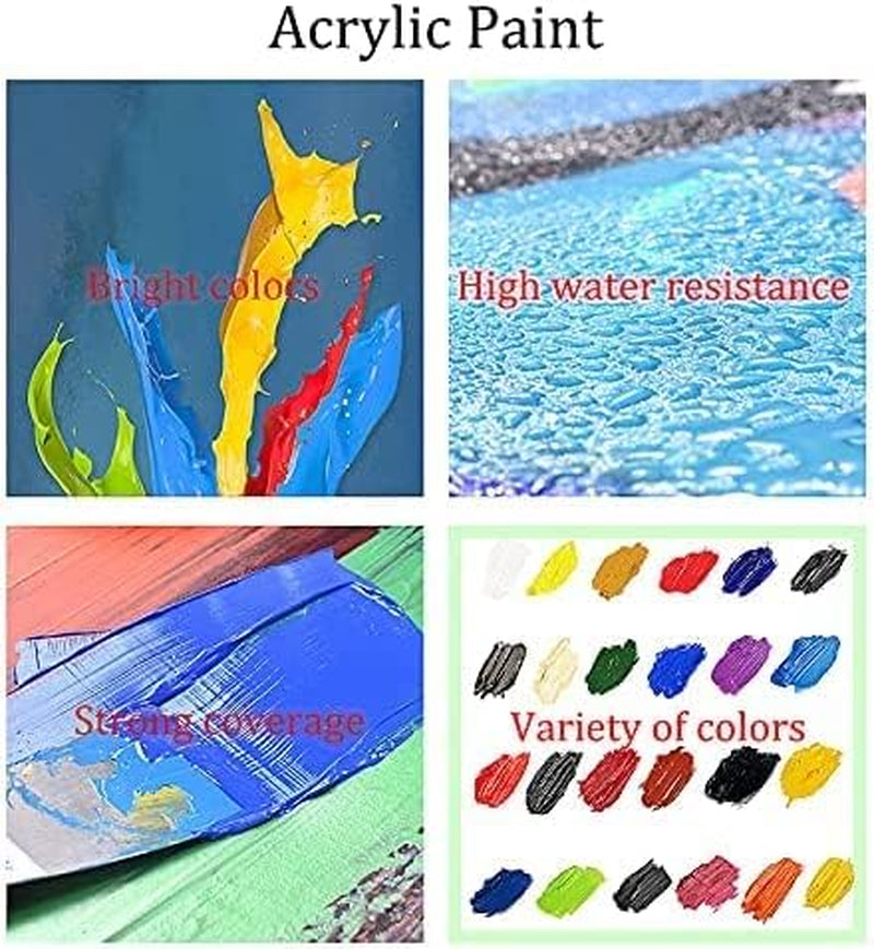 Paint by Numbers for Adults Beginners, DIY Paint by Numbers for Kids Acrylic Paint Drawing Paintwork with Paintbrushes Always Sunny in Philadelphia Merch Fun Wall Decor 16X20Inch