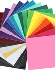 651 Glossy Vinyl - 24 Pack of Top Colors - 12" X 12" Sheets