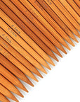 75 Pcs Double Pointed Knitting Needles Set, Carbonized Bamboo Knitting Needles, Knitting Needle for Handmade Creative DIY - 8'' Length 15 Sizes (2.0Mm -10.0Mm) (5 Needles/Size)
