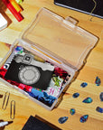 Transparent 4" X 6" Photo Storage Boxes - Photo Organizer Cases Photo Keeper Picture Storage Containers Box for Photos - 6 PACK (Clear)