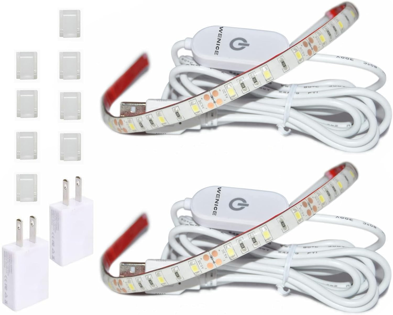 Sewing Machine Lights LED Strip 36LEDS, Machine Working LED Lights Attachable LED Sewing Light Strip Kit 2 Sets