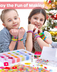 1060 Pcs String Bracelet Kit, Friendship Bracelets String Making Kit Including 110 Colors Embroidery Floss, 900 Beads and 50 Cross-Stitch Tool, String Kit for Friendship Bracelet Making