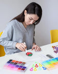 25000 Mini Fuse Beads Kit, 2.6Mm Beads, Tiny Melty Beads in 48 Colors for Boys and Girls, Fuse Beads Set with 4 Pegboards, 3 Tweezers, 3 Ironing Paper for Arts, Crafts & Gifts