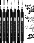 Calligraphy Pens,8 Size Calligraphy Pens for Writing,Brush Pens Calligraphy Set for Beginners, Hand Lettering Pens