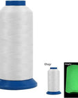 3000Yards / 2700M Glow in the Dark Embroidery Thread (White)