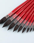 Professional Watercolor Paint Brushes, Mop Paintbrushes, 9 Pcs, Synthetic Squirrel Hair, Art Supplies for Painting, Great Watercolor Set for Artists, Amateur Hobbyists and Painting Lovers
