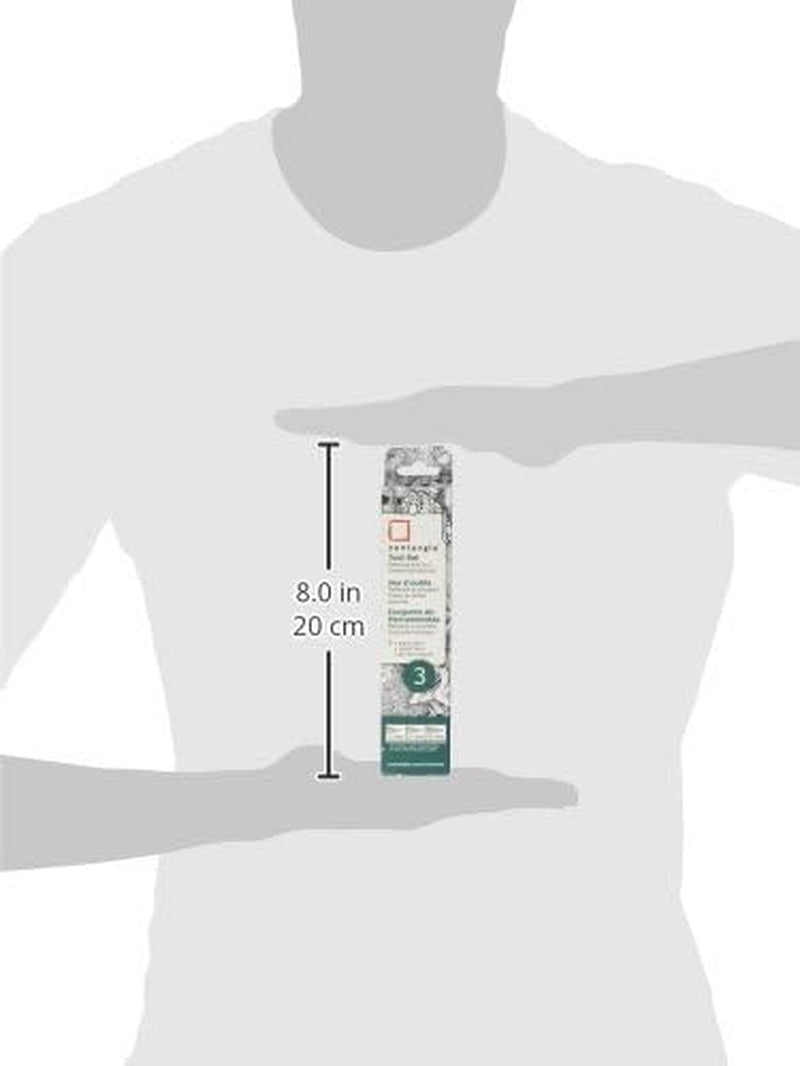 Micron Pen Set Zentangle 3Pc, 3 Count (Pack of 1), Black