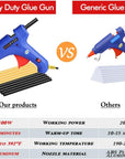 Glue Gun - 100W Hot Glue Gun with 10Pcs High Adhesion Hot Glue Sticks for Car Dent Repair, Home Improvement, Quick Daily Repair and DIY Small Craft Projects