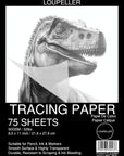 Tracing Paper for Drawing 9”X12" - 100 Sheets of Tracing Paper Pad, 50Gsm Artistic Tracing Paper for Kids, Transparent Paper for Trace Images, Sketch, Drawing by