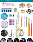 Sewing Needle Thread Kit Adults: Newly Upgraded 232 Pcs Professional Hand Sewing Supplies Kits - Large Sewing Kit for Adults Basic Starter Beginners Travel Emergency Sew Repair Set