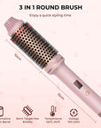 Heated Curling Iron Brush