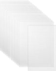 4 Pieces 7 Count Plastic Canvas Sheets 10.5 X 13.5 Inch Plastic Mesh, Plastic Mesh Sheet, Eye Mesh for Embroidery, Acrylic Yarn Crafting, Knit Crochet Projects and Make Dividers
