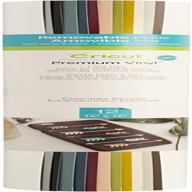 Premium Vinyl - Removable, 12” X 12” Adhesive Decal Sheets Essential Sampler