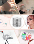 18 Gauge Stainless Steel Wire for Jewelry Making, 1Mm Bailing Wire Snare Wire Wrapping for Craft and Jewelry Making