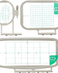 Embroidery Machine Hoop SA432 with 4"X4" Embroidery Area for Brother SE625 SE600 SE425 SE400 PE550D PE540D PE535 PE525 PE500 LB5000 LB7000 & Babylock Sofia 2 Verve