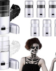 6 Pack Halloween Clown Makeup Black Face Body Paint Makeup Sticks Black Face Foundation Makeup Kit for Clown Skeleton Vampire Skull Cosplay Party
