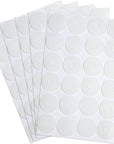 96 Pieces Non Slip Silicone Grips for Quilt Templates Non Slip Adhesive Rings Slip Ruler Grip Stickers Semi Transparent, 48 Large and 48 Small
