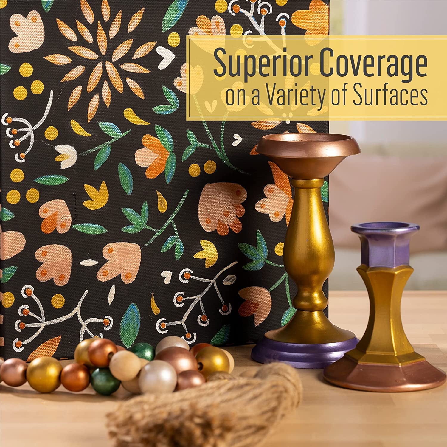 Paint, 8 Oz, Metallic Rose Gold