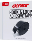 1 Inch Hook and Loop Tape Sticky Back - 5.5 Yards (16.5 Feet) - Strips Adhesive Heavy Duty Black Roll (1 Inch * 16.5 Ft)