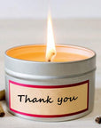 Candle Tin 24 Piece, 4 Oz, for Candle Making