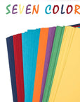 Colored Cardstock - 8.5 X 11 Inch / 70 Sheets / 7 Colors Paper 65Ib 180G UAP01