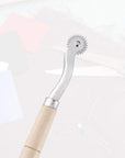 Sewing Tracing Wheel for Sewing Patterns, Wood and Stainless Steel Pounce Wheel, Perforation Cutter,Overstitch Wheel, Paper Perforator Tracing Wheel Sewing, Rotary Perforator, Pounce Wheels, by