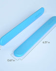 Silicone Stir Sticks Kit, 2 PCS Silicone Resin Popsicle Sticks & 2 PCS Silicone Spatula Scraper for Mixing Resin, Wax, Paint, Epoxy, DIY Crafts