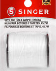 67110 Button & Carpet Sewing Thread, 50-Yards, Black, 3.80 X 1.50 X 2.50 Inches