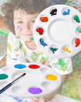 6 Pack Paint Tray Palettes, Plastic Paint Pallet for Kids Art Painting Palette for Painting or DIY Craft Class, White