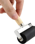 3 Pack Rubber Roller Brayer Rollers, Art Craft Roller for Print,Ink,Stamping Tools, 4 Inch, 2.4 and 1.4 Inch