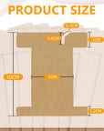 Ribbon Organizer Set Cardboard Ribbon Spools Embroidery Floss Ribbon Holder Ribbon Organizer Embroidery Thread Holder Empty Cardboard Yarn Bobbin for Cross Stitch Craft DIY Sewing (200 Pcs)