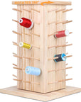 84 Spools (Assembly) 360° Fully Rotating Wooden Thread Rack/Thread Holder Organizer for Sewing, Quilting, Embroidery, Hair-Braiding and Jewelry